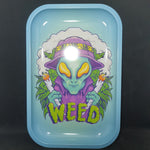 Weed Alien Metal Rolling Tray - Small