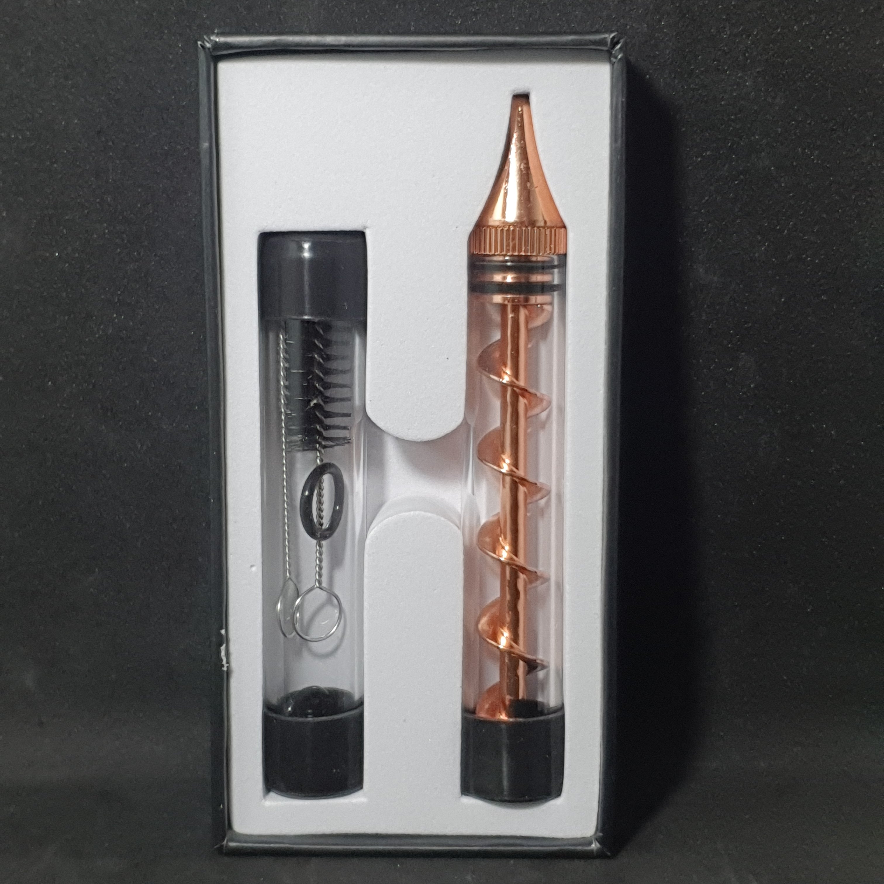 Twist Pipe - Glass Blunt - Gold