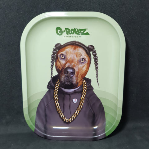G-Rollz "Rap Dog" Metal Rolling Tray - Mini