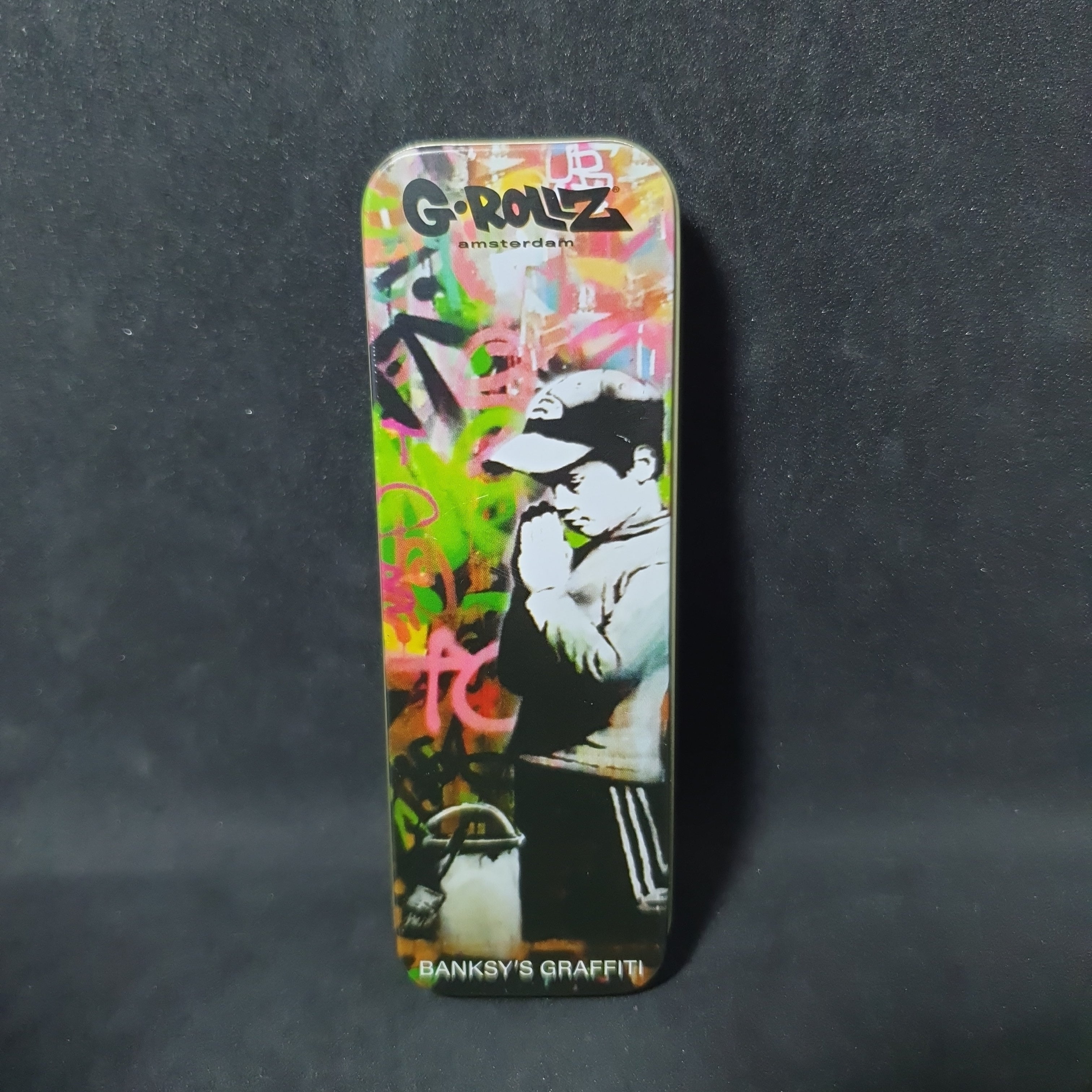Banksy Design Metal Storage Tin