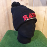 RAW X Rolling Papers Pompom Hat - Black