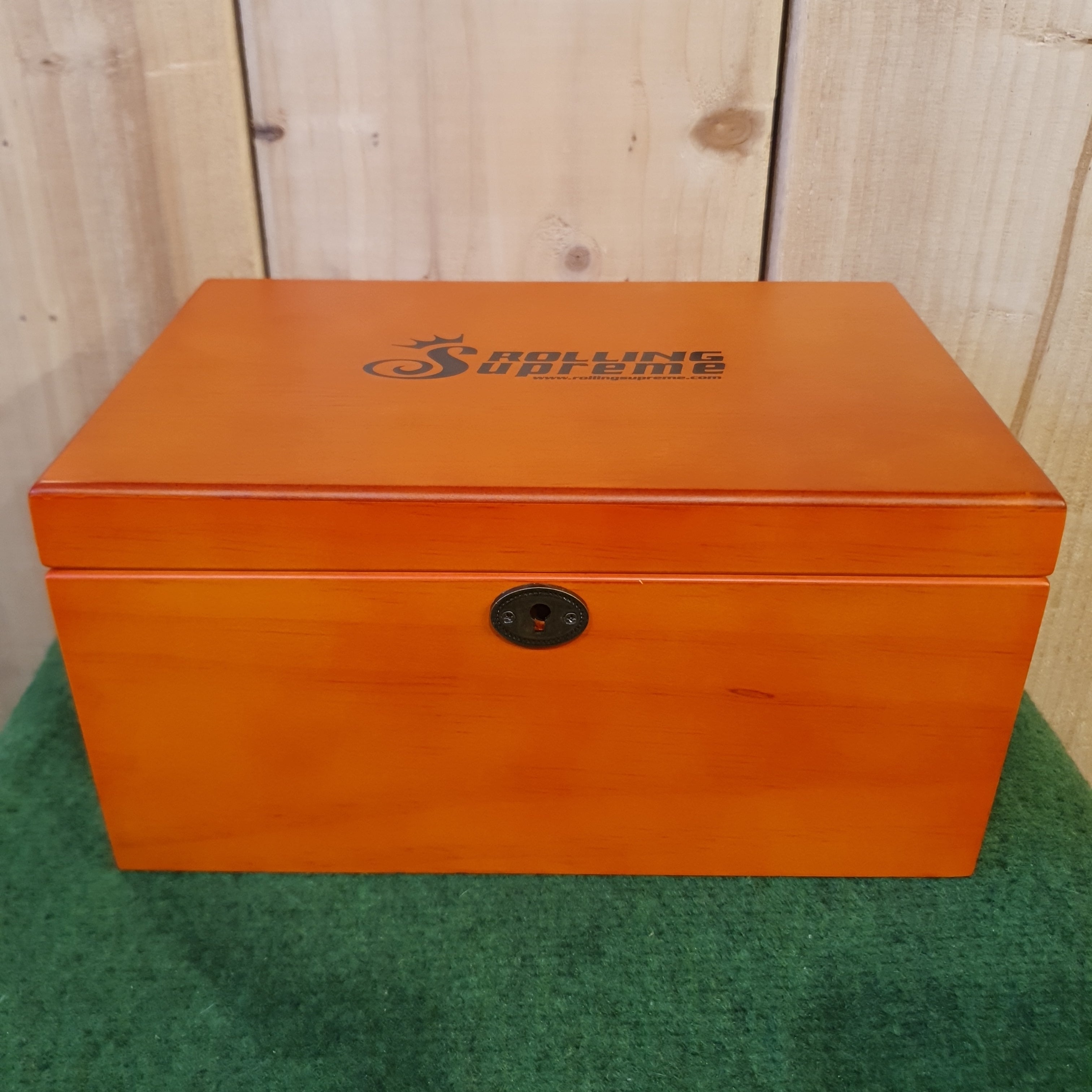 Supreme Wooden Rolling Box - X-Large Lockable