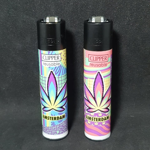Clipper Lighter - Amsterdam Colour Leaves