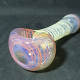 Fire Lines Glass Pipe - 12cm