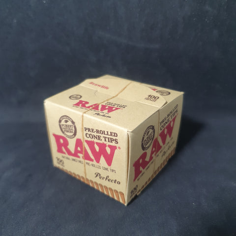 RAW Perfecto Pre-Rolled Cone Tips - 100 Pack