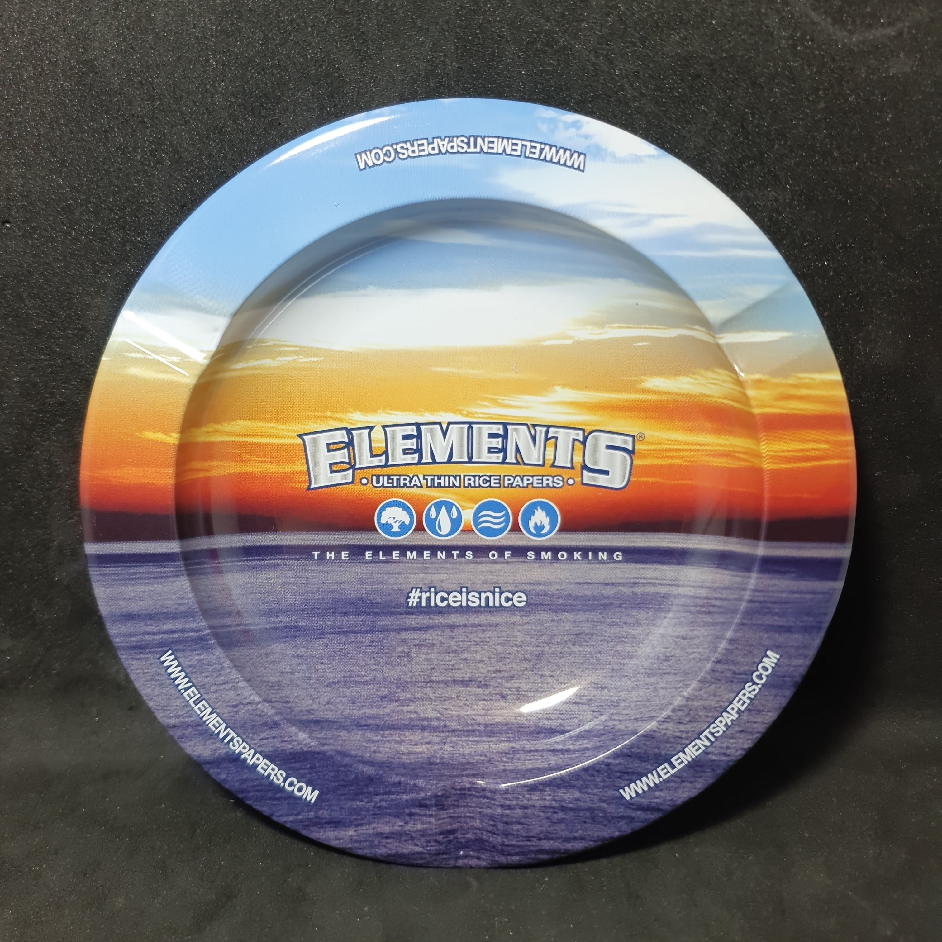 Elements Metal Ashtray with Magnetic Base