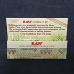 RAW Organic Hemp Single Wide - Single Window - 50 Leaves