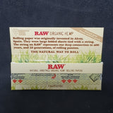 RAW Organic Hemp Single Wide - Single Window - 50 Leaves