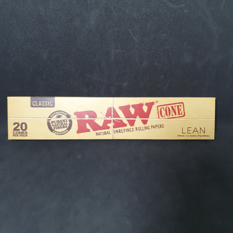 RAW Classic Lean Cones - 20 Pack