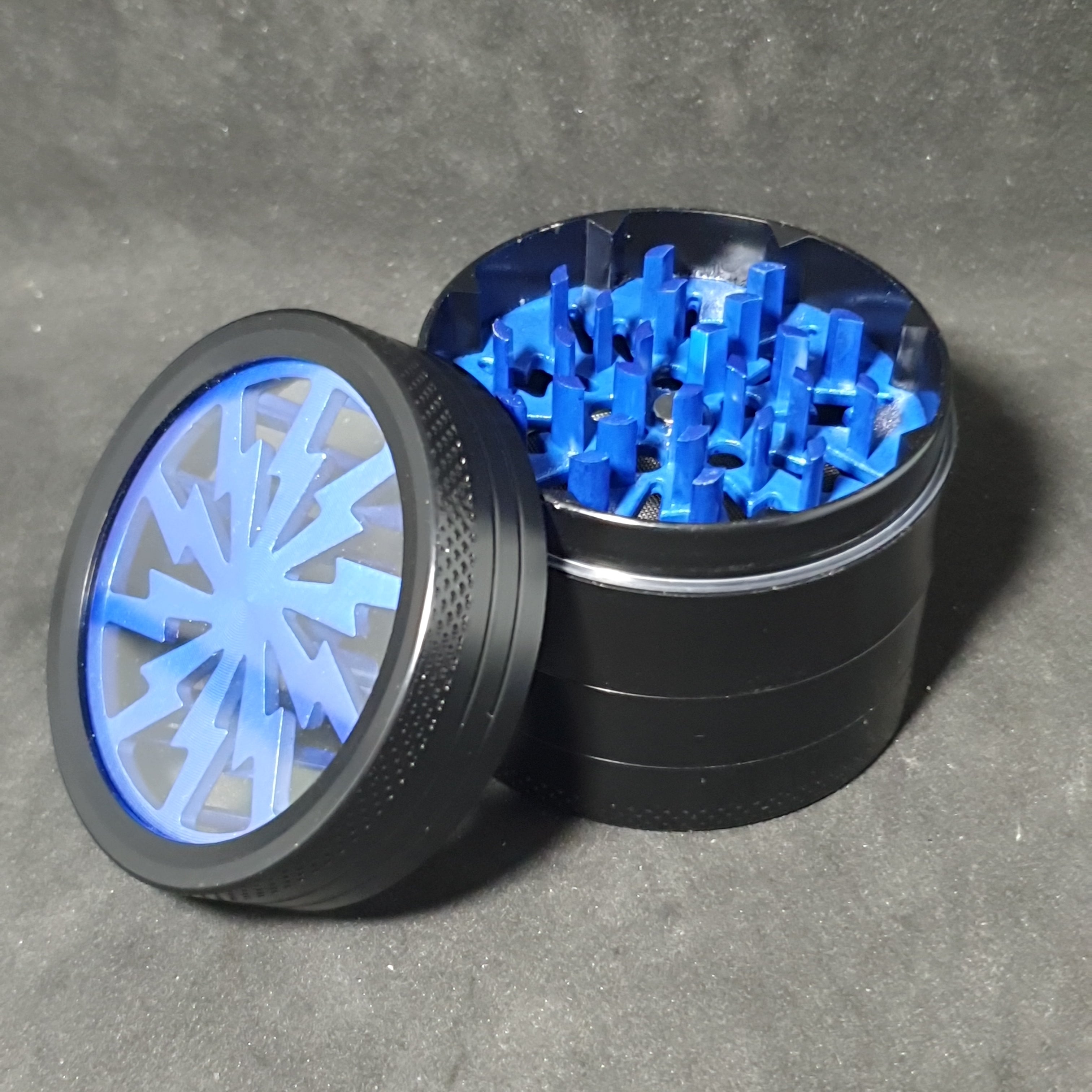 Blue Storm Metal Grinder - 50mm - 4 Part