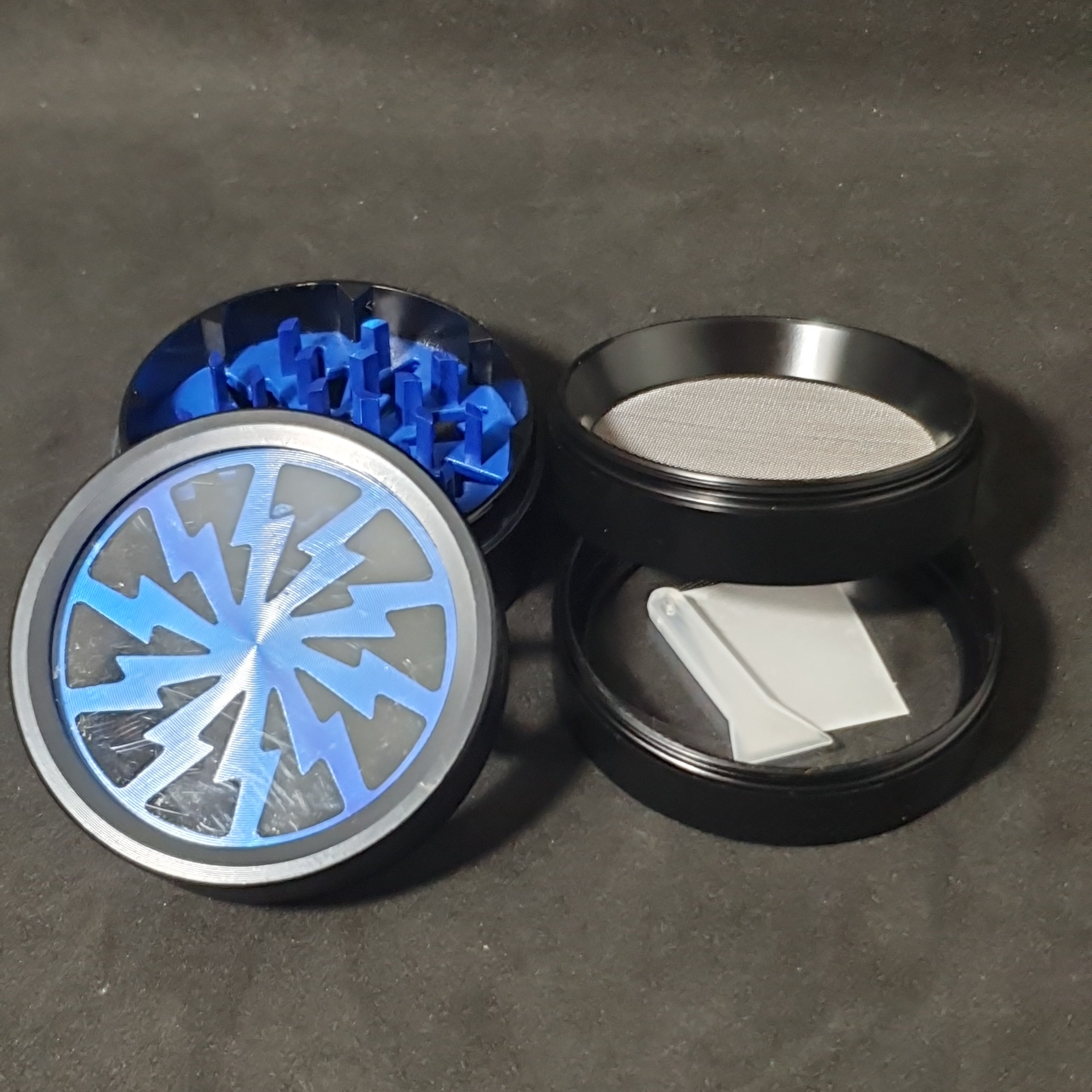 Blue Storm Metal Grinder - 50mm - 4 Part