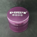 Elements Pink Aluminum Metal Grinder - 4 Part - 62mm