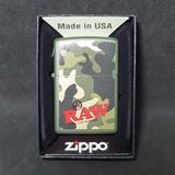 RAW Zippo Lighter - Camo (full print)