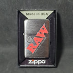 RAW Zippo Lighter - Silver with Logo