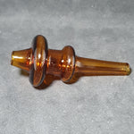 Glass Carb Cap Dabber - Amber