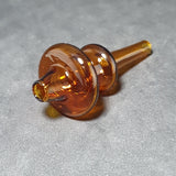 Glass Carb Cap Dabber - Amber