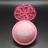 Hammercraft Pink Aluminium Grinder - 63mm - 4 Part