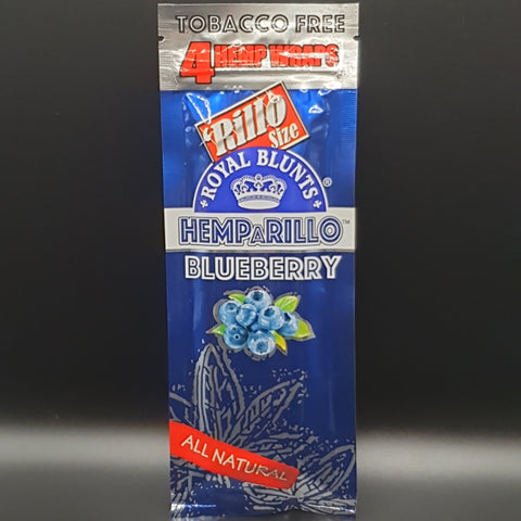 Hemparillo 4 Pack Hemp Blunts - Blueberry