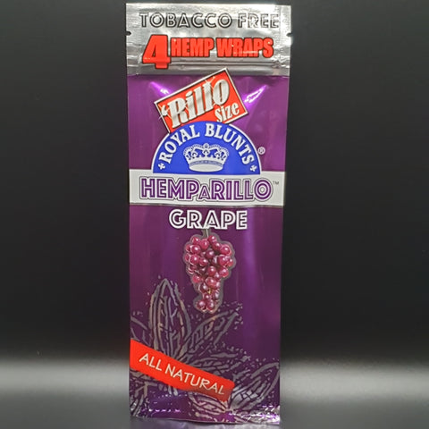 Hemparillo 4 Pack Hemp Blunts - Grape