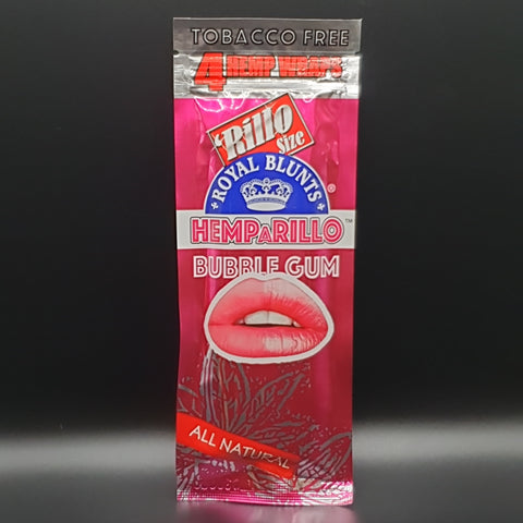 Hemparillo 4 Pack Hemp Blunts - Bubblegum