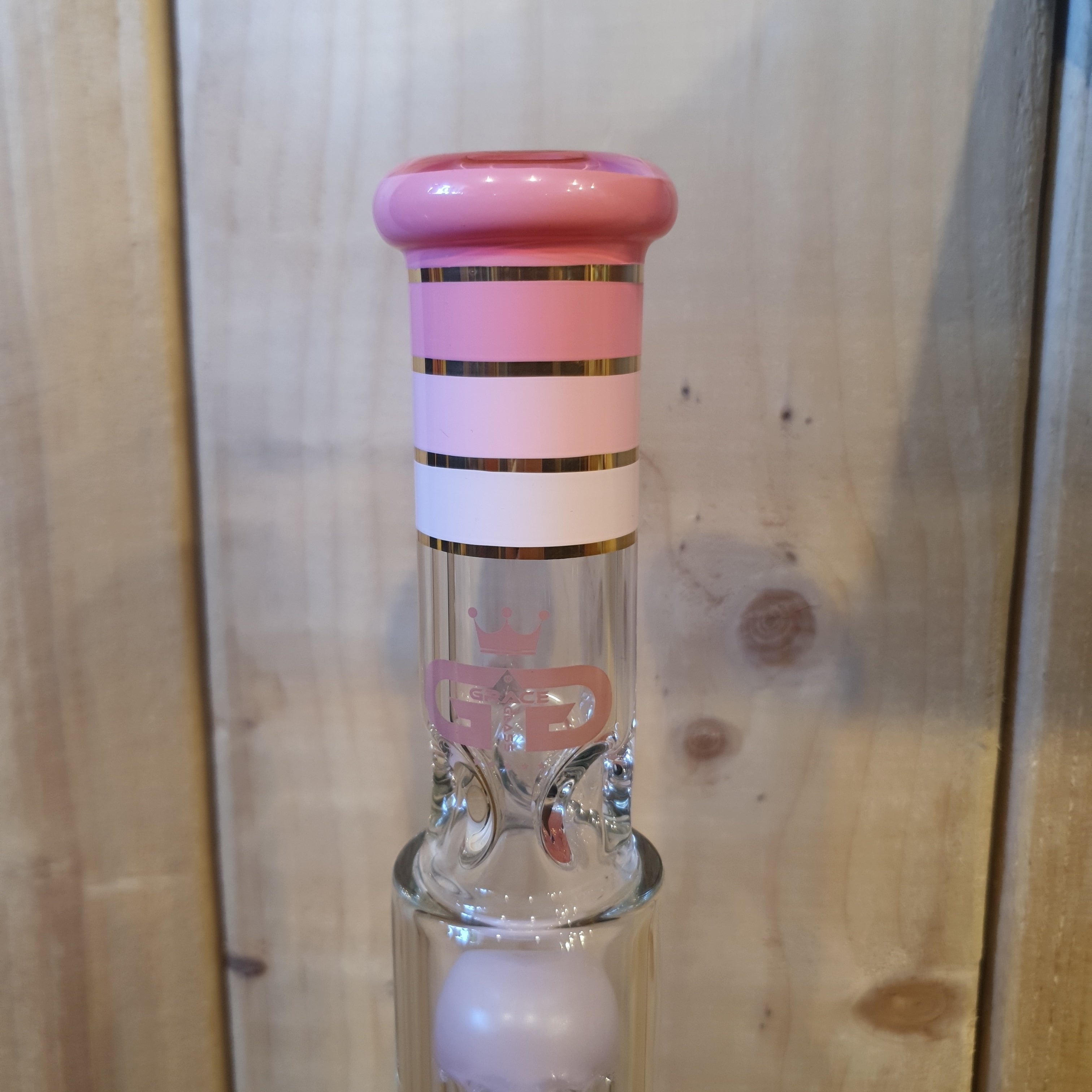 Grace Glass - Big Cane Series - Pink - H: 41cm