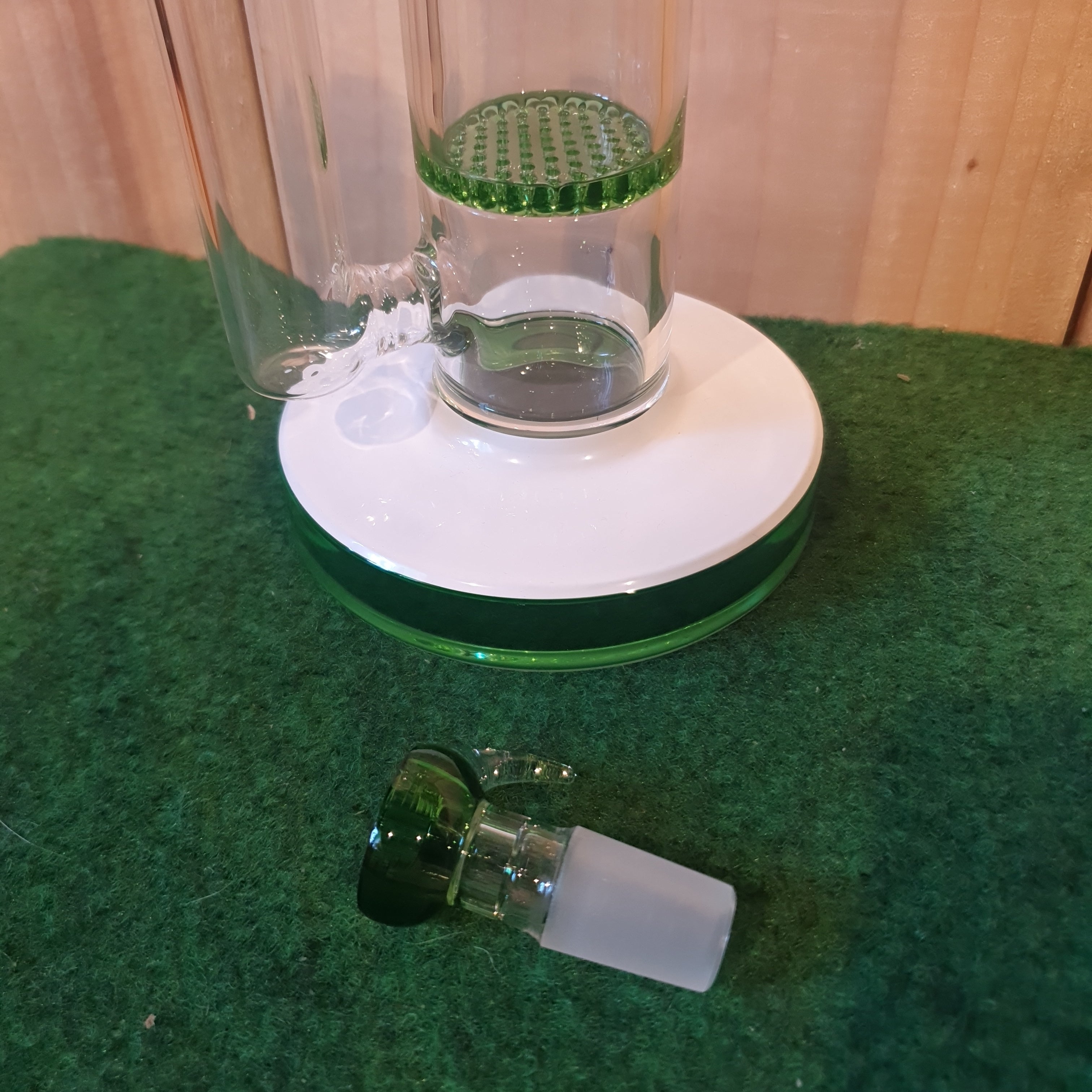 Grace Glass - Tower Series - Green - H: 45cm