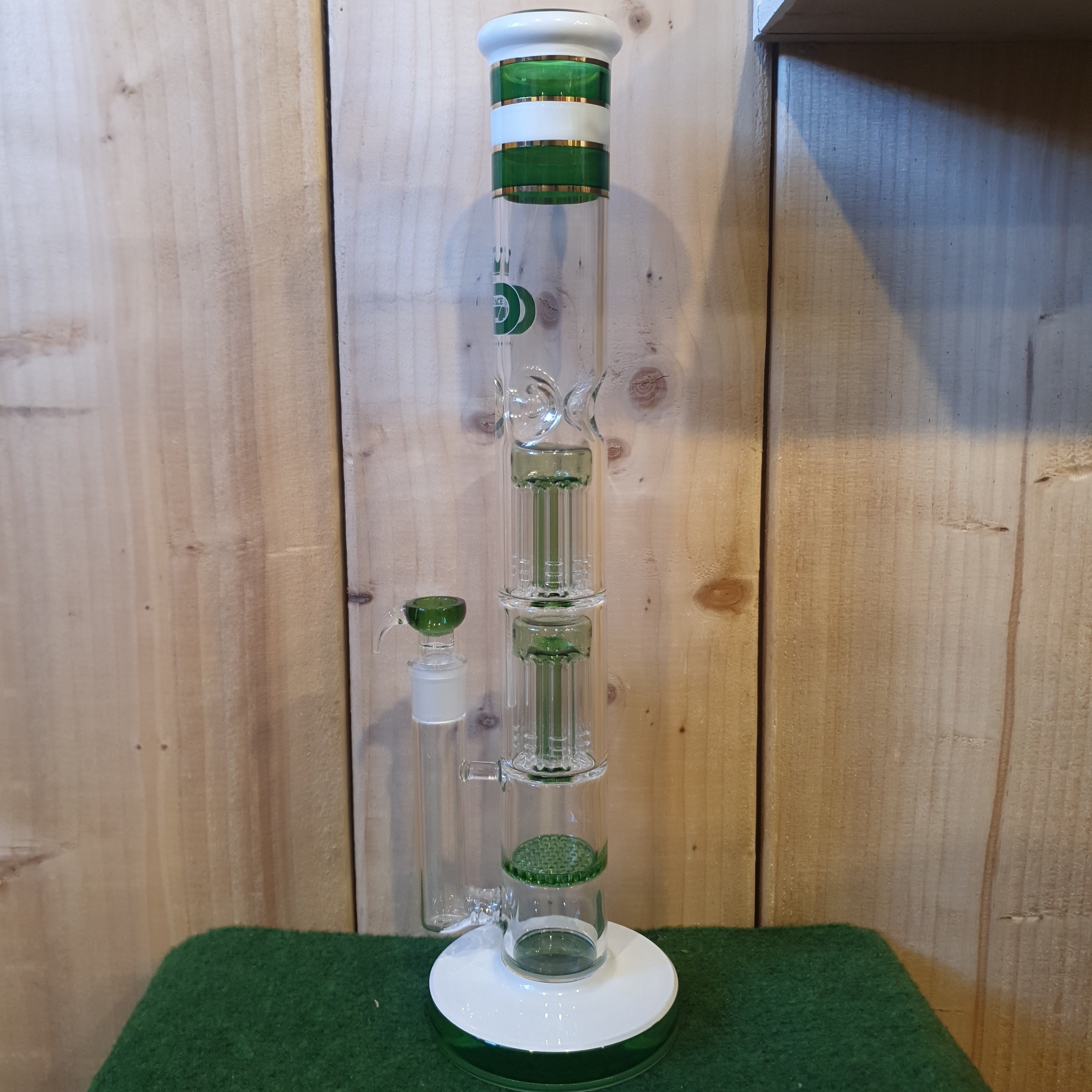 Grace Glass - Tower Series - Green - H: 45cm