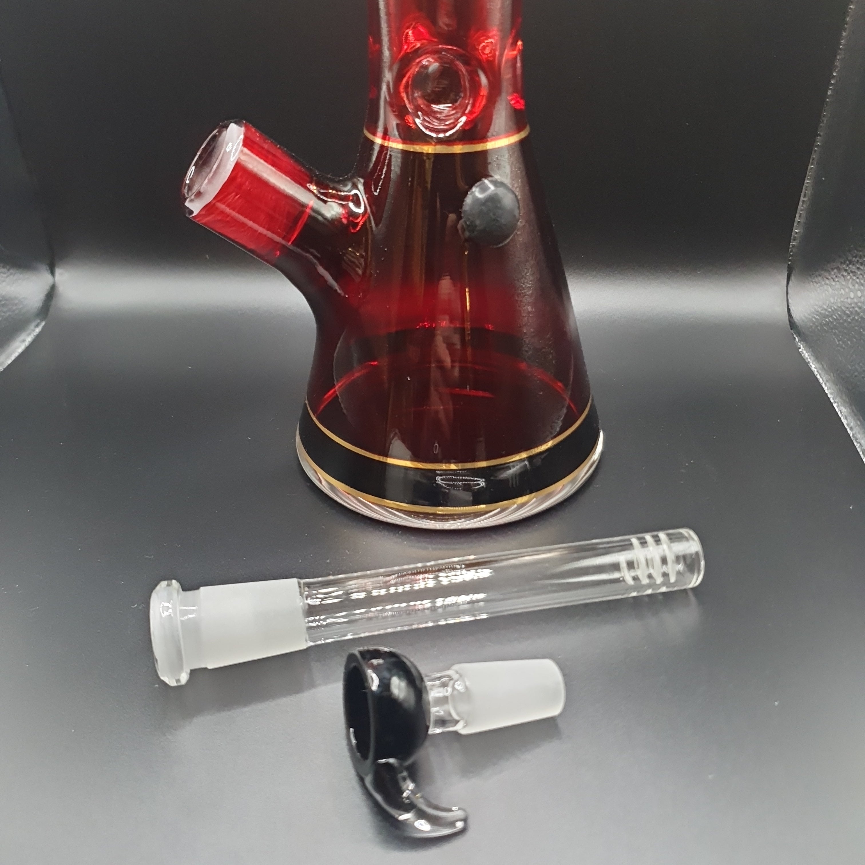 Grace Glass - Baby Beaker Style Bong - Pink - H: 25cm