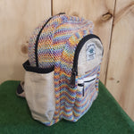 Handmade Himalayan Mini Hemp Backpack - Rainbow