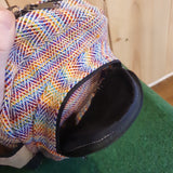 Handmade Himalayan Mini Hemp Backpack - Rainbow
