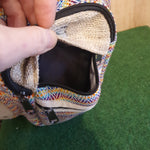 Handmade Himalayan Mini Hemp Backpack - Rainbow