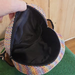 Handmade Himalayan Mini Hemp Backpack - Rainbow