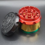 Rasta Style Metal Grinder - 53mm - 4 Part
