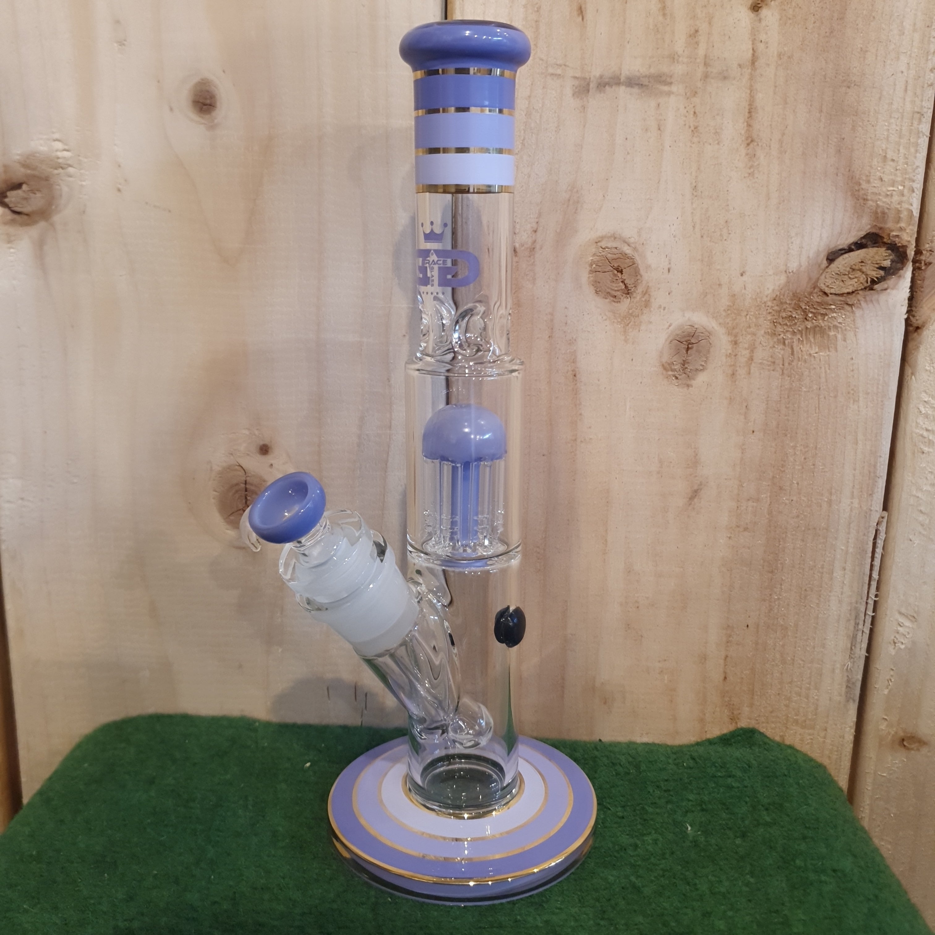 Grace Glass - Small Cane Series - Purple - H: 32.5cm