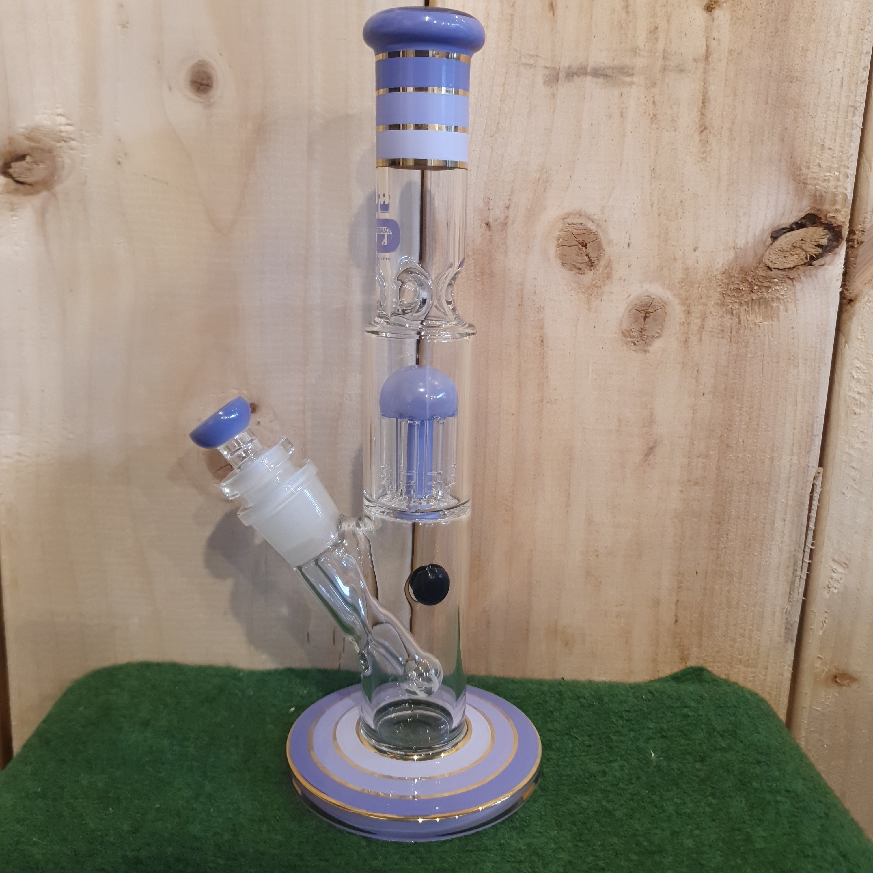 Grace Glass - Small Cane Series - Purple - H: 32.5cm