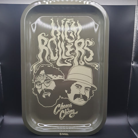 G-ROLLZ Cheech & Chong "High Rollers" Metal Rolling Tray - Small