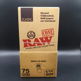 RAW Classic 1 1/4 Cones - 75 Pack