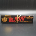 RAW Black Connoisseur - Kingsize Slim  (skins + tips)
