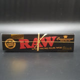 RAW Black Connoisseur - Kingsize Slim  (skins + tips)