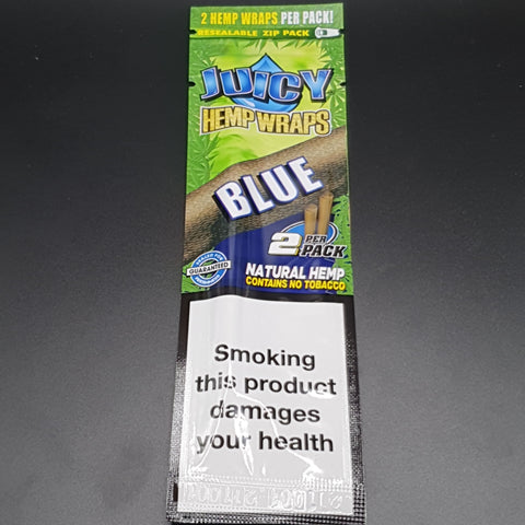 Juicy Jay's Hemp Wraps - 2 Pack - Blue