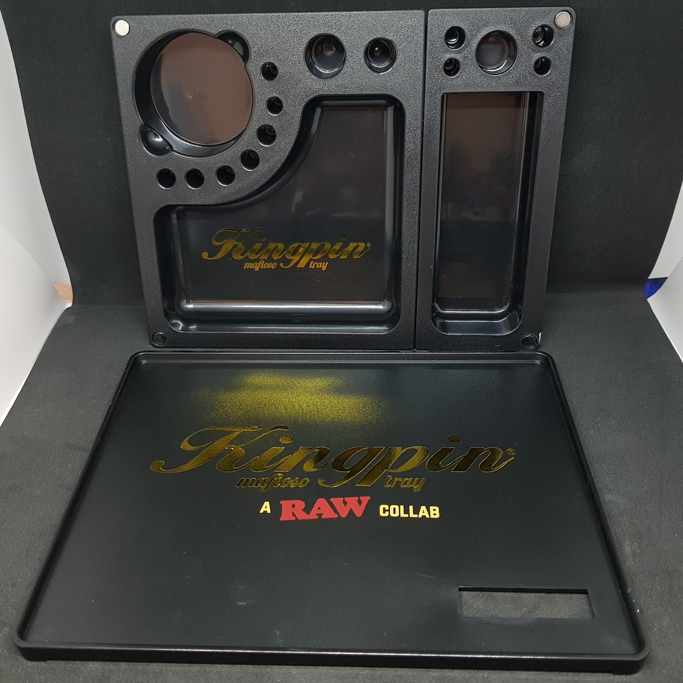 RAW Kingpin Mafioso Rolling Tray & Cover