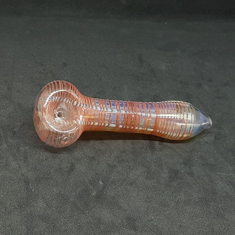 Ocean Lava - Orange Glass Pipe - 11cm