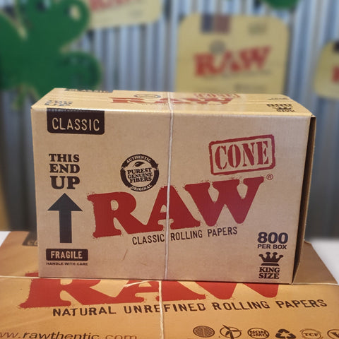 RAW Classic Kingsize Cones - 800 Box