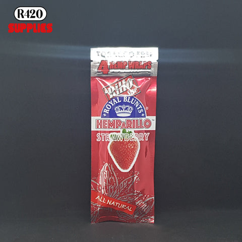 Hemparillo 4 Pack Hemp Blunts - Strawberry