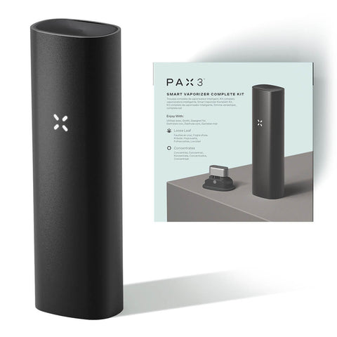 PAX 3 Smart Vaporizer COMPLETE KIT for Dry Herbs - Onyx