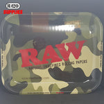RAW Metal Rolling Tray - Camo - Large
